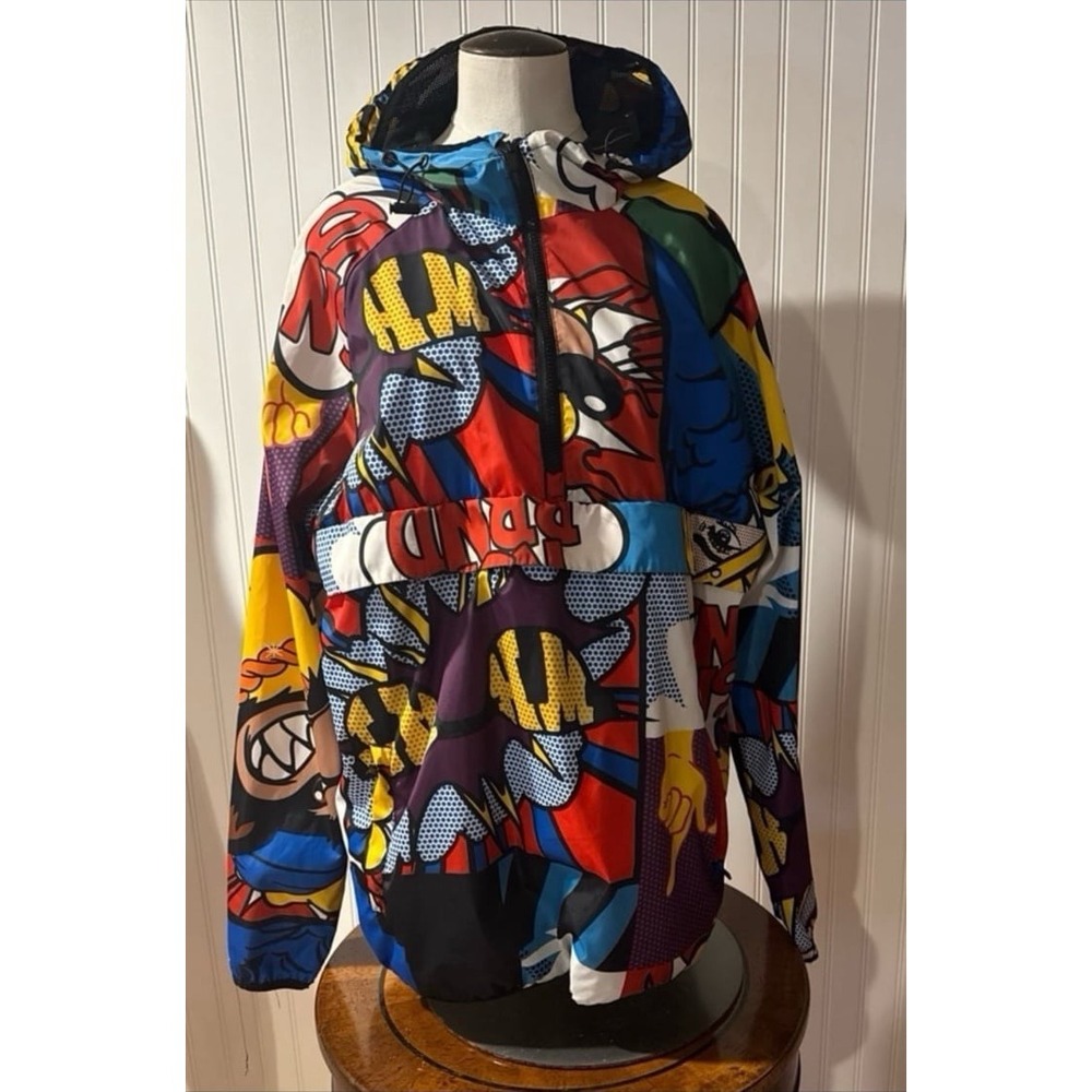 Reason hoodie windbreaker Lichtenstein style‎ comic Money Calls jacket